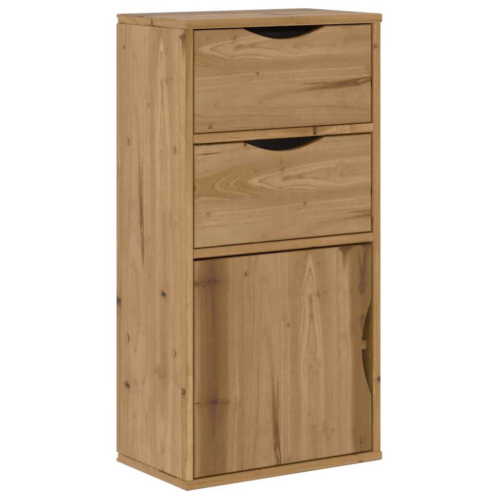 Sideskap Med Skuffer Odda 40X24X79 Cm Heltre Furu