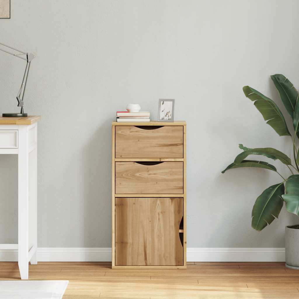 Sideskap Med Skuffer Odda 40X24X79 Cm Heltre Furu