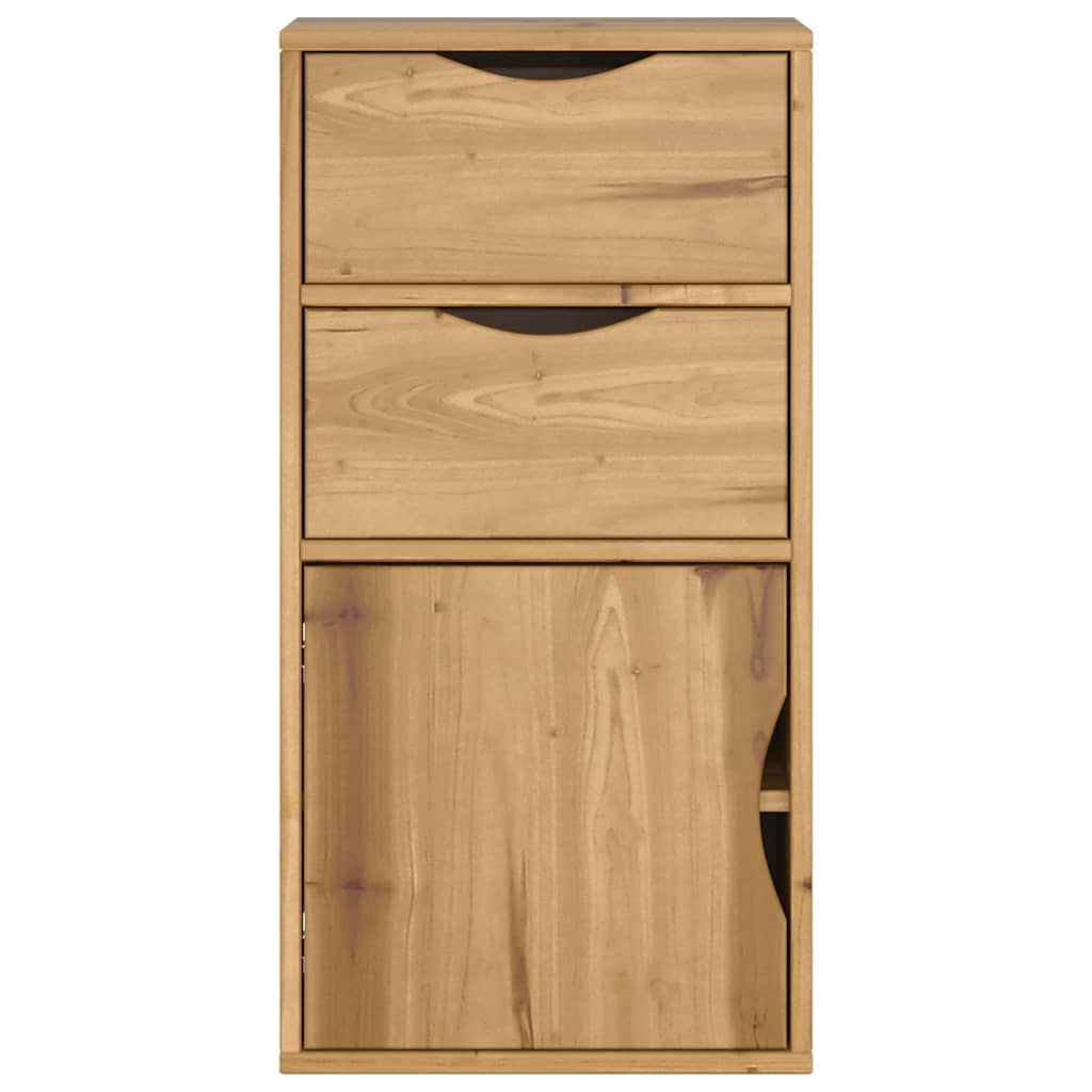 Sideskap Med Skuffer Odda 40X24X79 Cm Heltre Furu