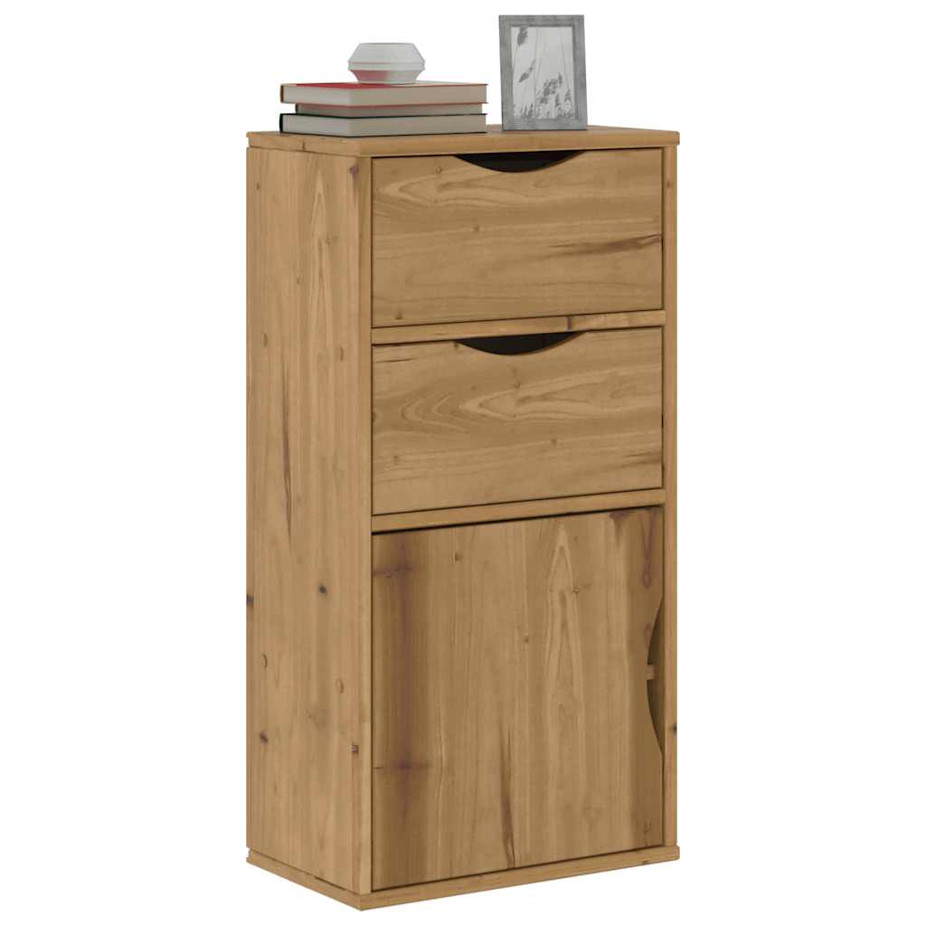 Sideskap Med Skuffer Odda 40X24X79 Cm Heltre Furu