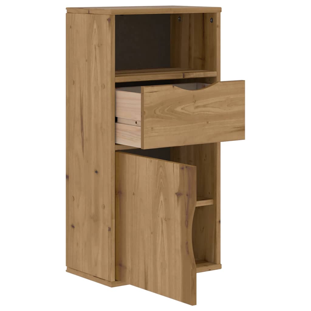 Sideskap Med Skuff Odda 40X24X79 Cm Heltre Furu