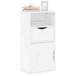 Sideskap Med Skuff Odda Hvit 40X24X79 Cm Heltre Furu
