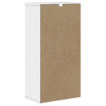 Sideskap Odda Hvit 40X24X79 Cm Heltre Furu
