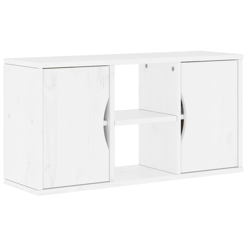 Tv-Skap Odda Hvit 79X24X40 Cm Heltre Furu