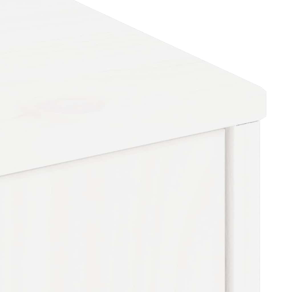 Tv-Skap Odda Hvit 79X24X40 Cm Heltre Furu