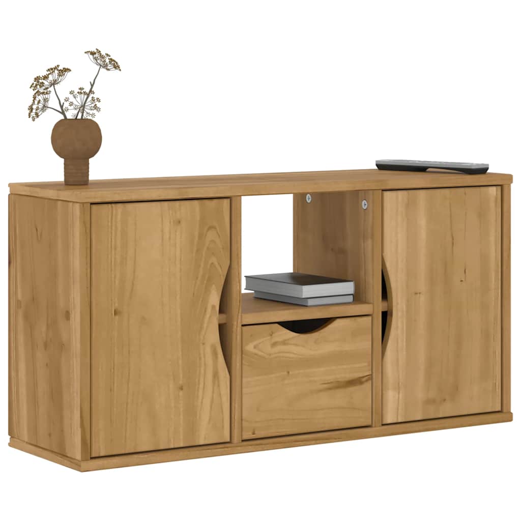 Tv-Skap Med Skuff Odda 79X24X40 Cm Heltre Furu
