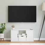 Tv-Skap Med Skuff Odda Hvit 79X24X40 Cm Heltre Furu