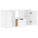 Tv-Skap Med Skuff Odda Hvit 79X24X40 Cm Heltre Furu