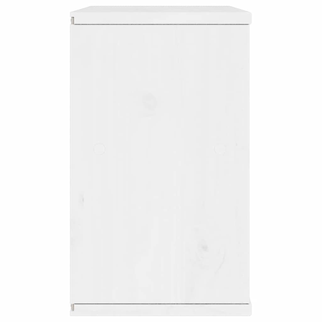 Tv-Skap Med Skuff Odda Hvit 79X24X40 Cm Heltre Furu