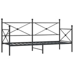 Dagseng Uten Madrass Svart 90X200 Cm Stål