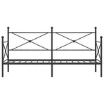 Dagseng Uten Madrass Svart 90X200 Cm Stål