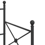 Dagseng Uten Madrass Svart 90X200 Cm Stål