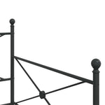 Dagseng Med Trille Uten Madrass Svart 100X200 Cm Stål