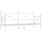 Dagseng Uten Madrass Hvit 90X200 Cm Stål