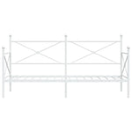 Dagseng Uten Madrass Hvit 90X200 Cm Stål