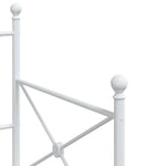 Dagseng Uten Madrass Hvit 90X200 Cm Stål