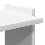 Bokhylle 3 Etasjer Hvit 60X30X120 Cm Konstruert Tre