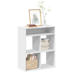 Bokhylle Hvit 66X31X80 Cm Konstruert Tre