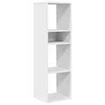 Bokhylle Hvit 34X31X112 Cm Konstruert Tre
