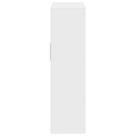 Bokhylle Hvit 66X31X112 Cm Konstruert Tre