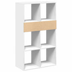 Bokhylle Hvit 66X31X112 Cm Konstruert Tre