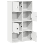 Bokhylle Hvit 60X24X101,5 Cm Konstruert Tre