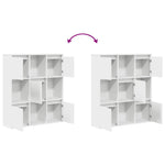 Bokhylle Hvit 89X24X101,5 Cm Konstruert Tre