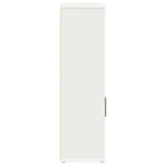 Bokhylle Hvit 60X24X85 Cm Konstruert Tre