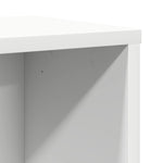 Bokhylle Hvit 60X24X85 Cm Konstruert Tre