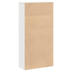 Bokhylle Hvit 60X24X120 Cm Konstruert Tre