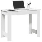 Skrivebord Hvit 100X45X75 Cm Konstruert Tre