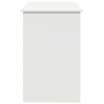 Skrivebord Hvit 102X50X75 Cm Konstruert Tre