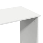 Skrivebord Hvit 102X50X75 Cm Konstruert Tre