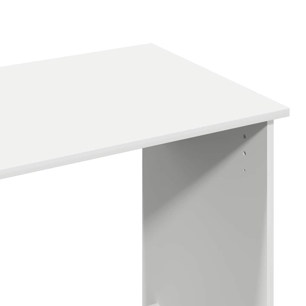 Skrivebord Hvit 102X50X75 Cm Konstruert Tre