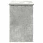 Skrivebord Betonggrå 102X50X75 Cm Konstruert Tre