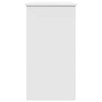 Skrivebord Hvit 80X40X75 Cm Sponplate