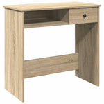 Skrivebord Sonoma Eik 80X40X75 Cm Sponplate