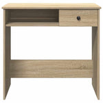 Skrivebord Sonoma Eik 80X40X75 Cm Sponplate