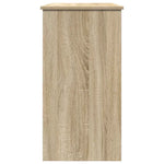 Skrivebord Sonoma Eik 80X40X75 Cm Sponplate