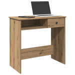 Skrivebord Artisan Eik 80X40X75 Cm Konstruert Tre
