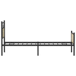 Sengeramme Uten Madrass Sonoma Eik 90X200 Cm Konstruert Tre