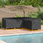 Møbelbeskyttelse Svart 235 X 235 X 85 Cm 210D Oxford Stoff