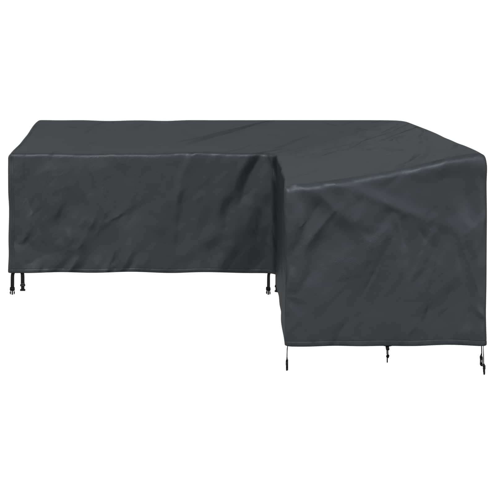 Møbelbeskyttelse Svart 235 X 235 X 85 Cm 210D Oxford Stoff