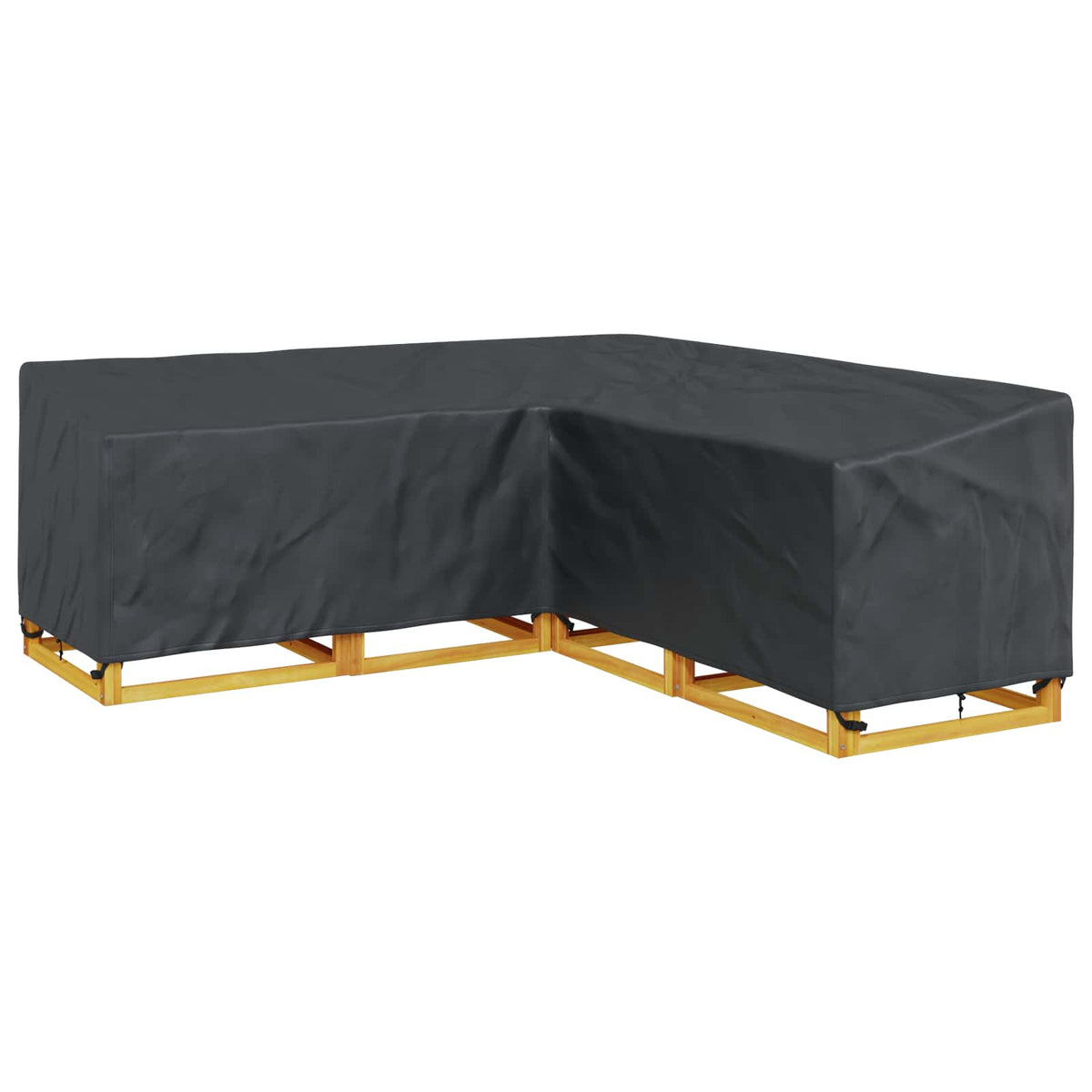 Møbelbeskyttelse Svart 235 X 235 X 85 Cm 210D Oxford Stoff