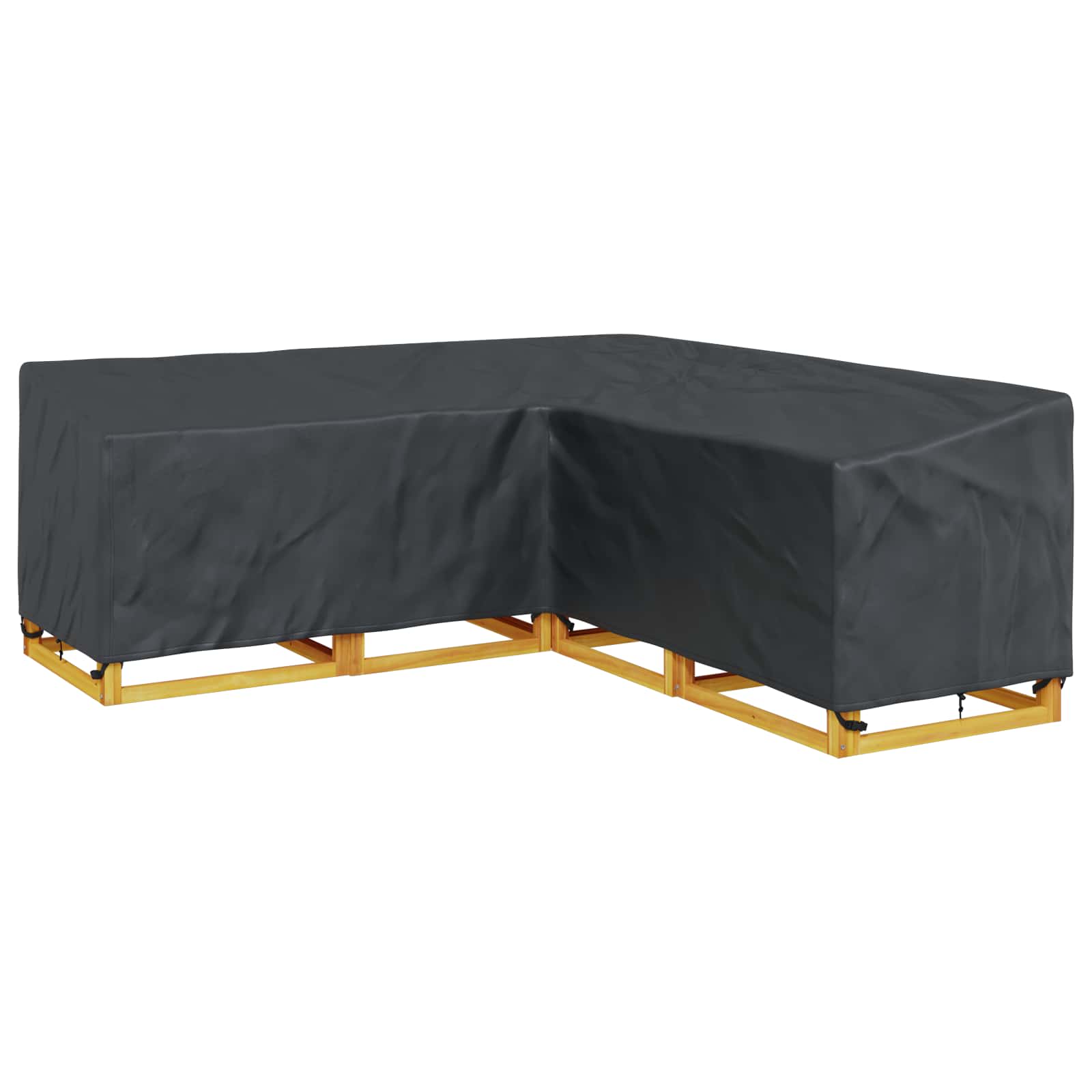 Møbelbeskyttelse Svart 235 X 235 X 85 Cm 210D Oxford Stoff
