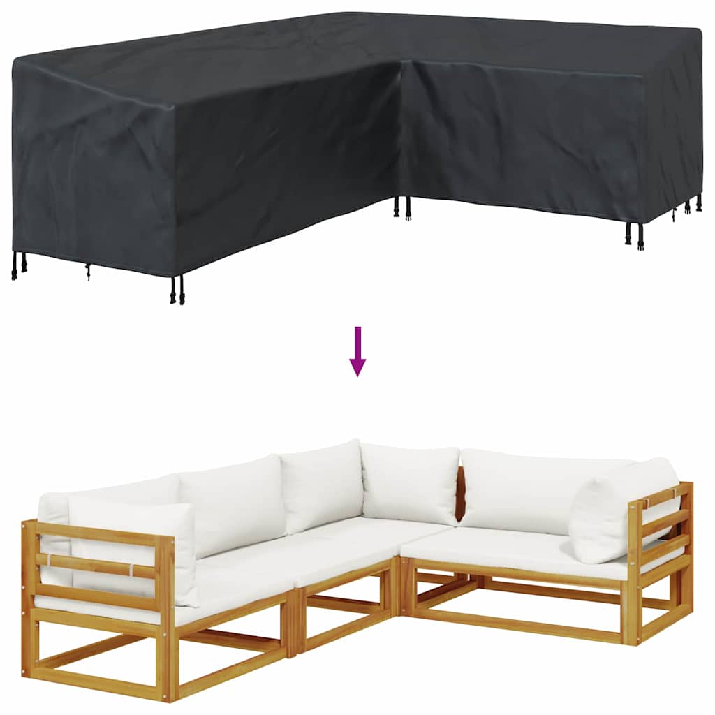 Møbelbeskyttelse Svart 250 X 180 X 80 Cm 420D Oxford Stoff