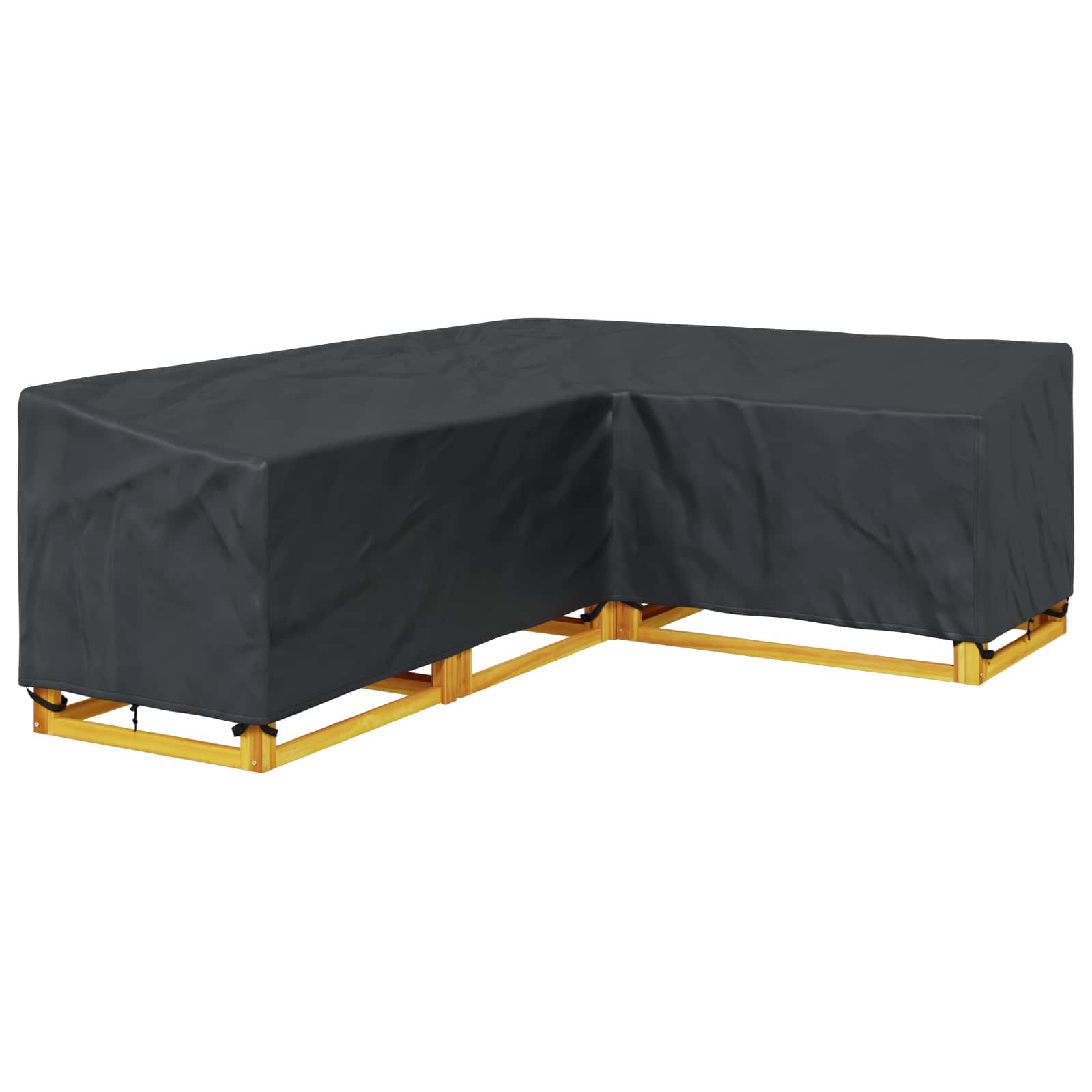 Møbelbeskyttelse Svart 260 X 210 X 80 Cm 210D Oxford Stoff