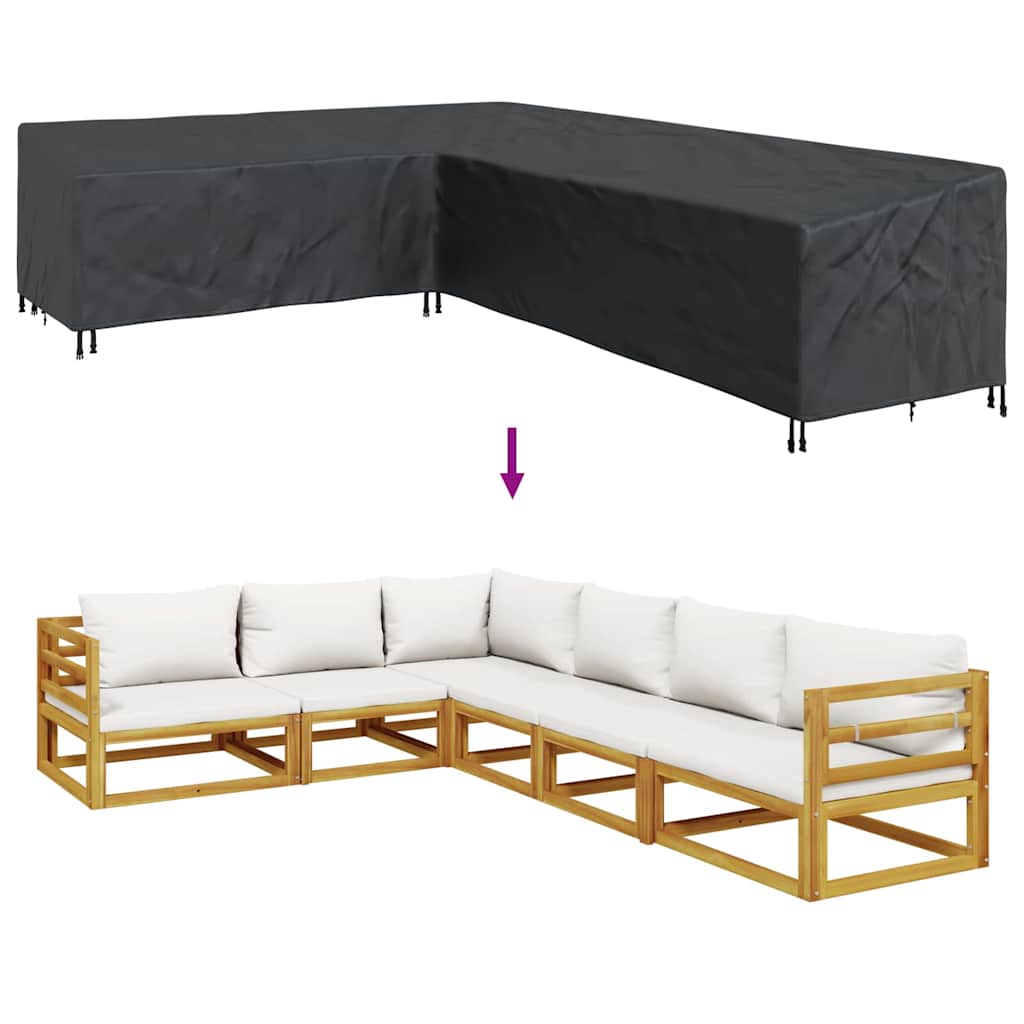 Møbelbeskyttelse Svart 330 X 255 X 80 Cm 420D Oxford Stoff