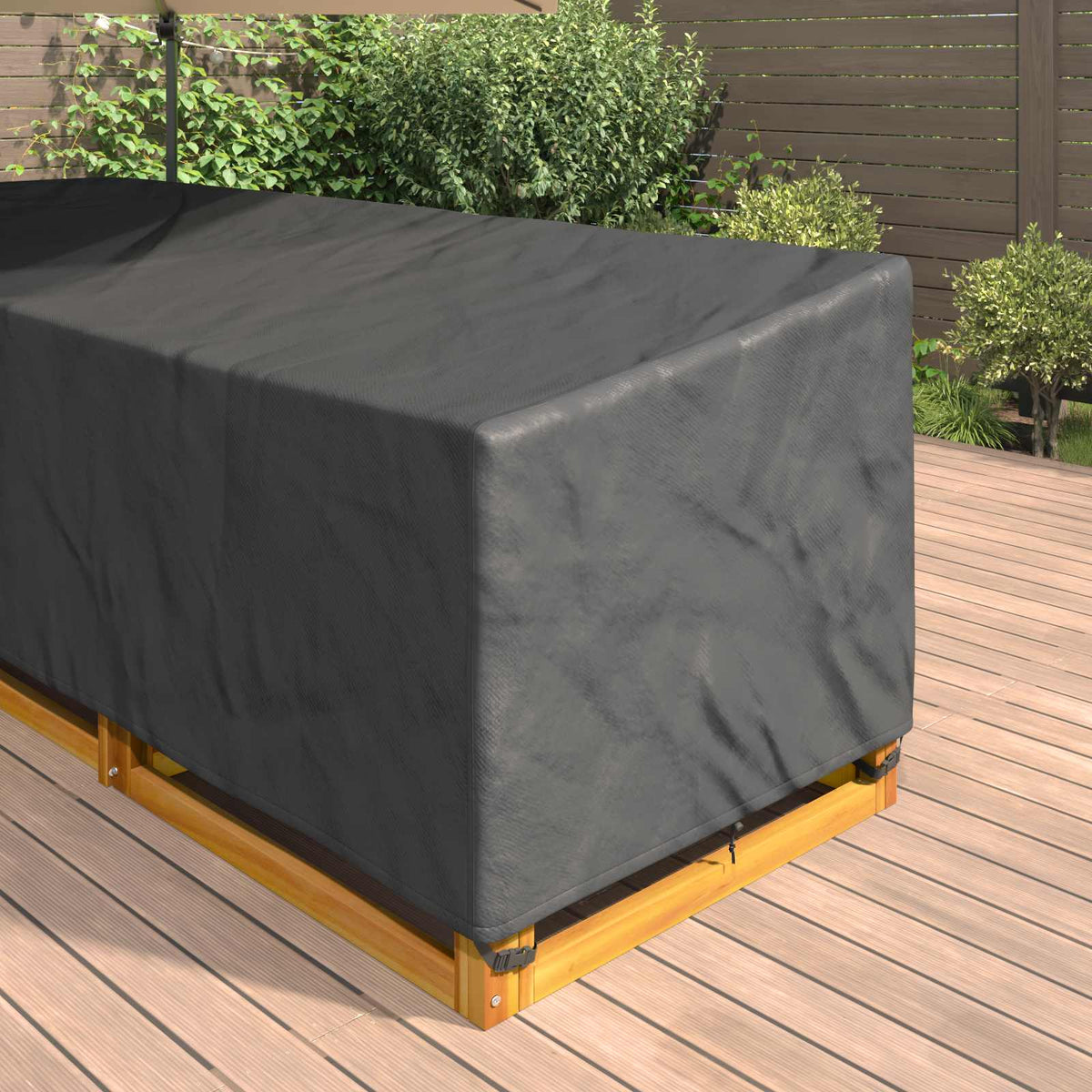 Møbelbeskyttelse Svart 355 X 275 X 80 Cm 600D Oxford Stoff