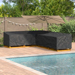 Møbelbeskyttelse Svart 355 X 275 X 80 Cm 420D Oxford Stoff